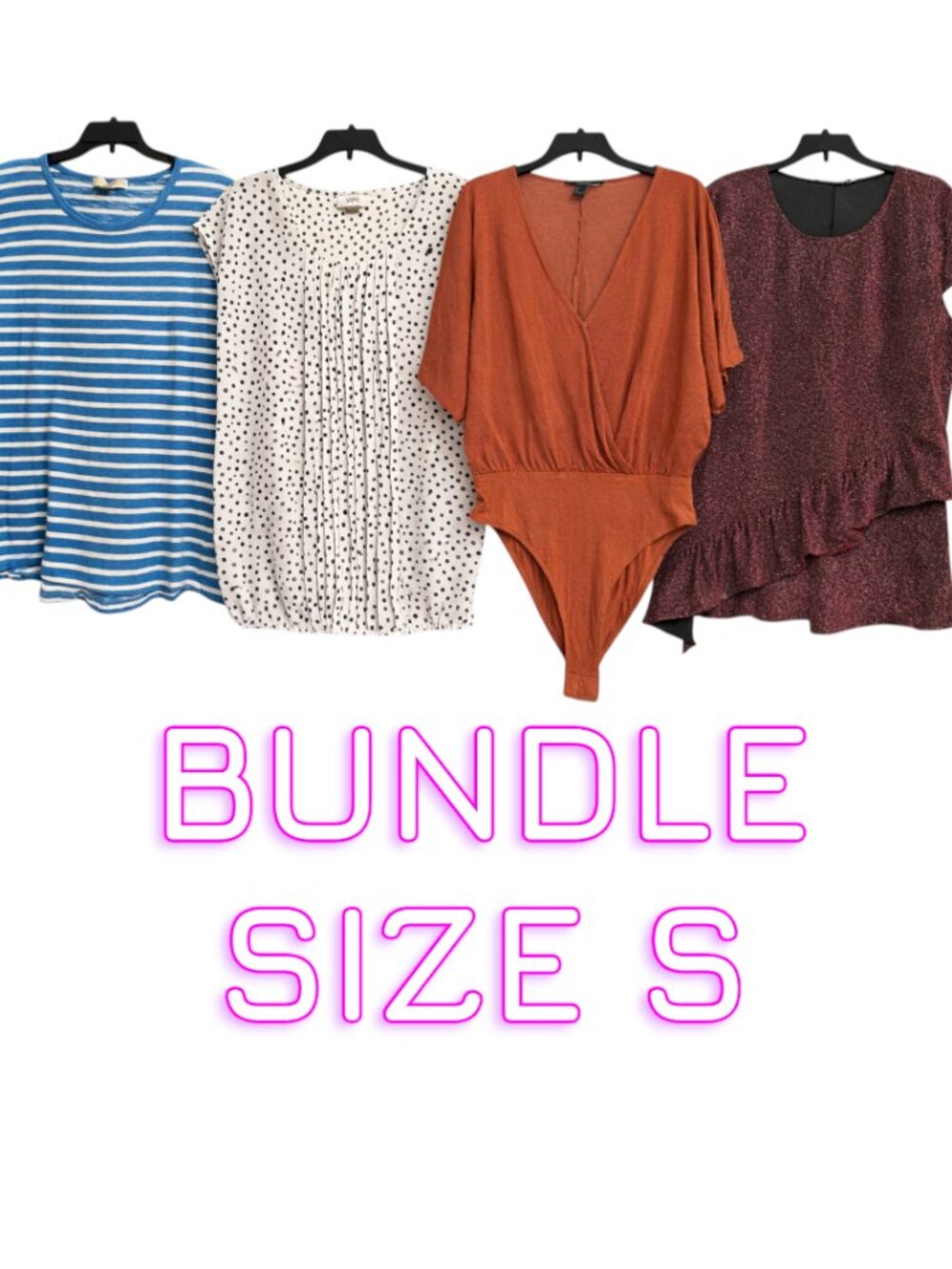 💥🚀💥 Bundle 4 Tops Size S Michael Kors Loft F21 Parallel Style Deal